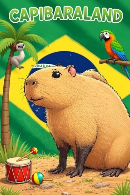 Capivara fofa do Brasil - CapibaraLand